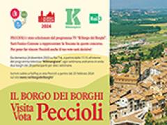 Domenica 7 gennaio Peccioli andrà in onda al Borgo dei Borghi 2024