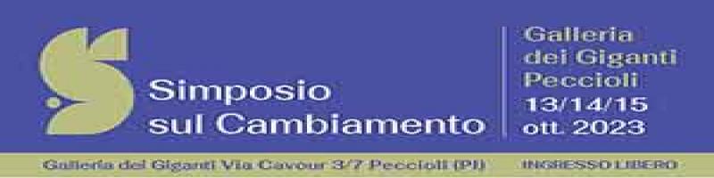 Il primo “Simposio del Cambiamento”. Appuntamento il 13, 14 e 15 ottobre a Peccioli