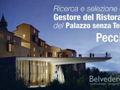 Ricerca e selezione del gestore del ristorante del Palazzo senza Tempo