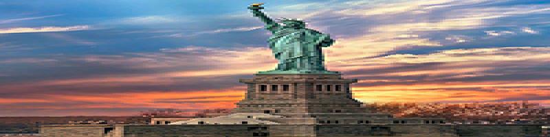 Campanile del Bellincioni e Statua della Libertà