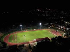 Nuova illuminazione al campo sportivo di Peccioli