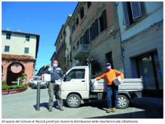 Parte da Legoli la consegna a domicilio delle mascherine