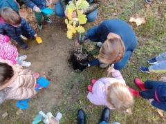 I bambini del nido d'infanzia “Staccia Buratta”  diventano dei piccoli giardinieri:
